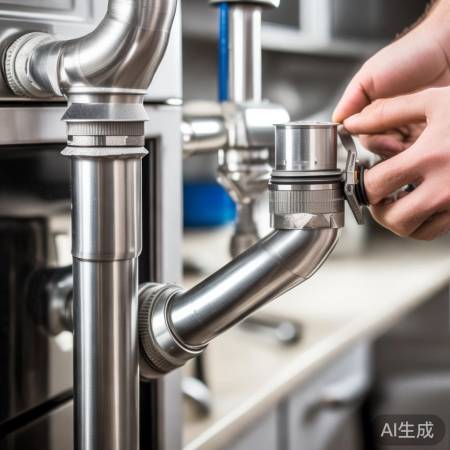 管道连接密封防油烟