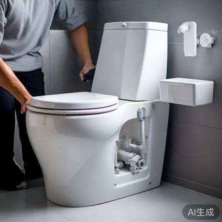 安装智能马桶，按说明或请教师傅