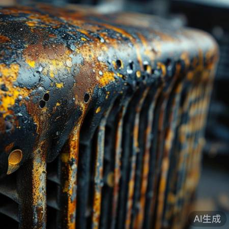 水箱氧化看颜色,黑黄锈迹速解决