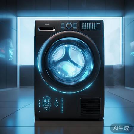 智能洗衣机，温湿度感应，孔洞助