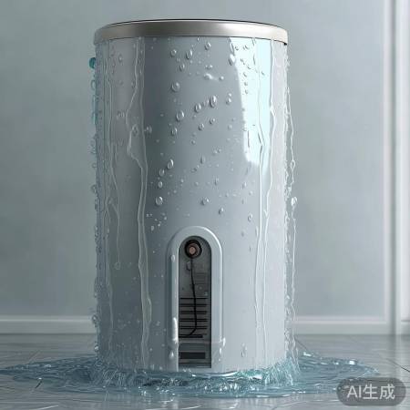 热水器进水,短路风险。