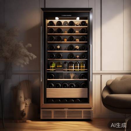 红酒柜实用美观,存酒具饰品,可