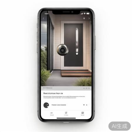 手机APP实时监控家门锁，安心