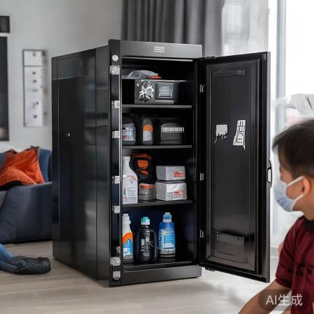 黑豹保险柜：安全守护，防疫物资