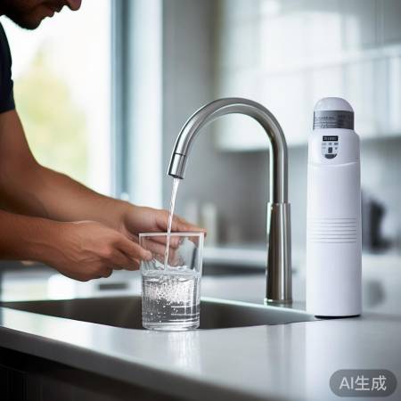 “软水剂防垢，延长热水器寿命”