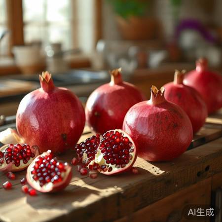 定期检查石榴，防霉扩散。