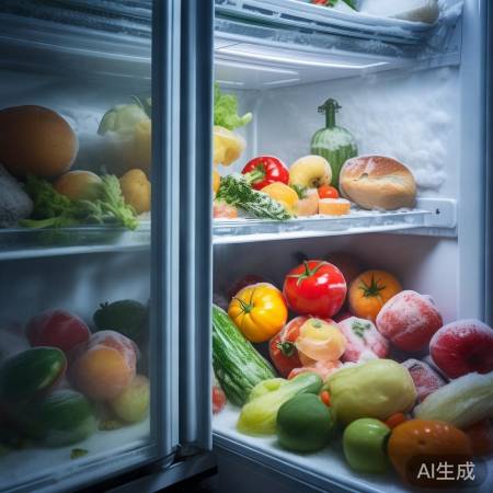 冰箱冷冻室异物占位