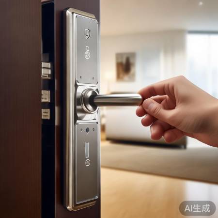 指纹锁安全可靠，识别快速，防盗