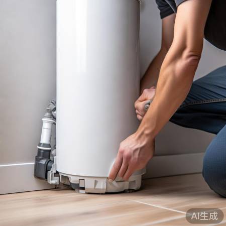 安装热水器，稳固固定，小心操作