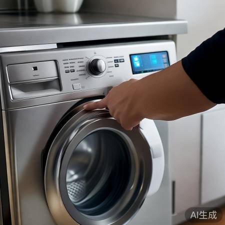 检查洗衣机程序,重设正确洗涤程