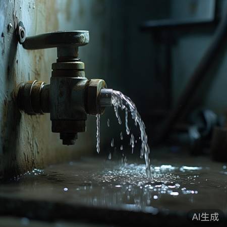 进水阀老化致水压不稳响