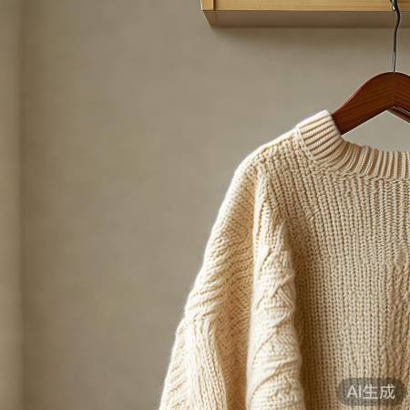 阴凉晾晒，毛衣不褪色