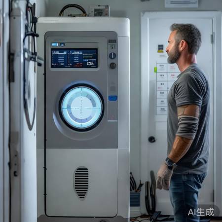 智能空气能热泵，自动检测故障，