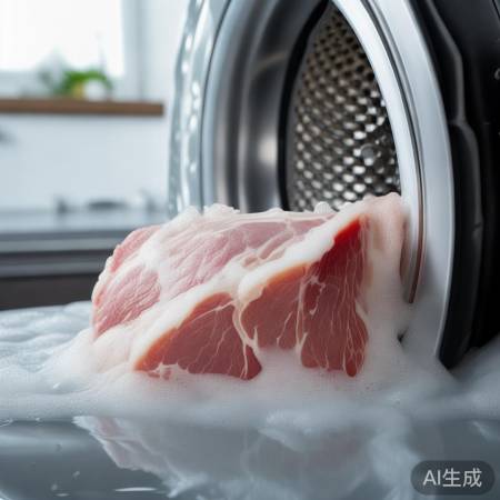 猪肉洗衣去污神奇!