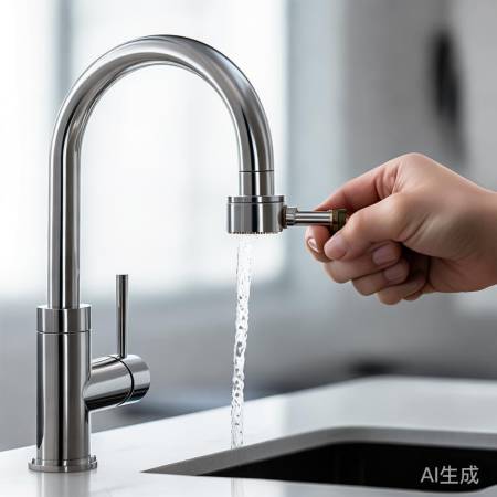 快接式水龙头，简单牢固连接