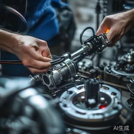 安装新转速线,电机波轮连接勿装