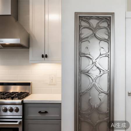 厨房隔板巧装饰，层次感增空间美