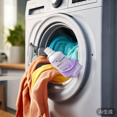 “洗衣机蓬松剂,衣物更柔软舒适