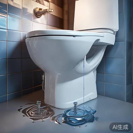 智能马桶水箱漏因阀密封损坏