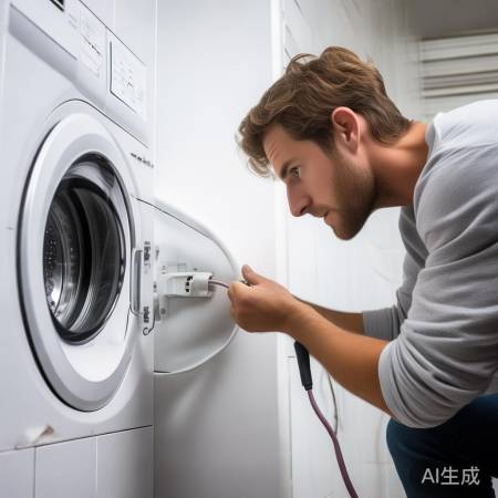 检查电源解决洗衣机乱码