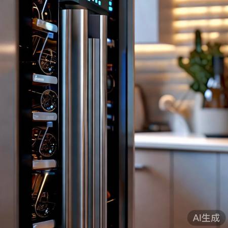 智能酒柜，远程呵护红酒。