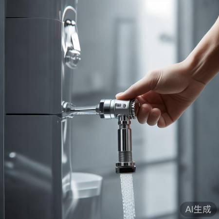 关闭水源，拧紧马桶进水阀