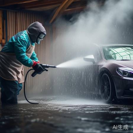 洗车热水器：热水冲洗或加热水枪