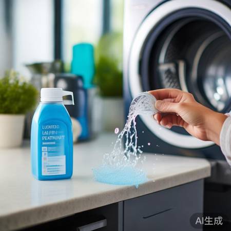 洗衣机洗洁剂用法简单，清洁内桶