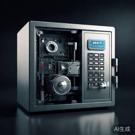 拆解电子密码保险柜：外壳、键盘