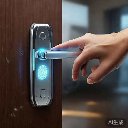 指纹锁快速识别,双重保障贴心设