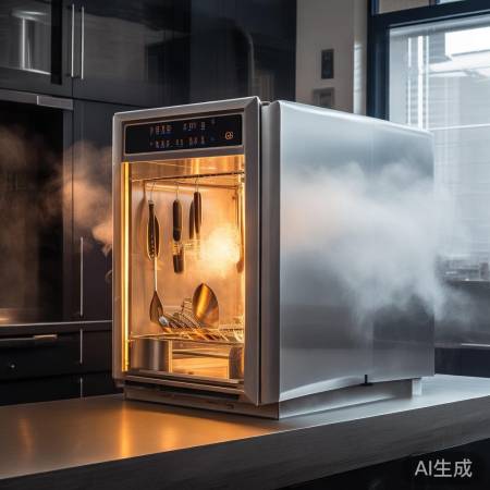 高温消毒，杀菌除菌，餐具洁净。