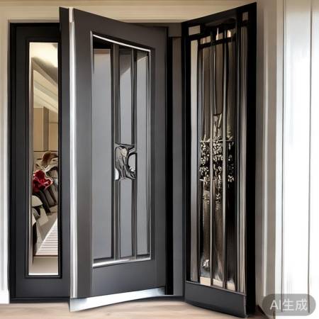 量门洞定尺寸，定制防盗门。