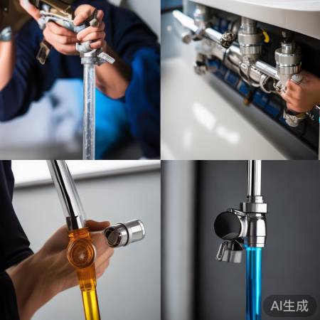 热水冷水管接热水器,密封防漏。