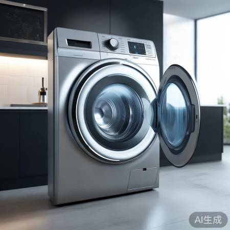无线充电洗衣机，便捷新体验。
