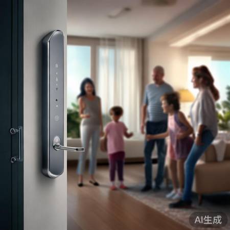 华为指纹锁，智能生活新选择！