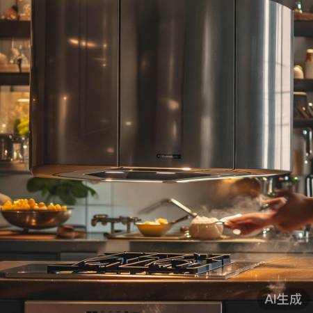 多功能油烟机,吸油烟还放音乐,