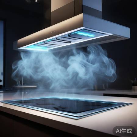 智能油烟机:油烟浓度感应,自动