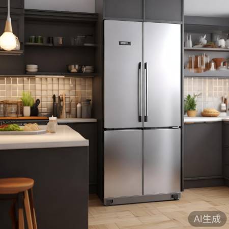 容声冰箱不锈钢背板，耐用省心。