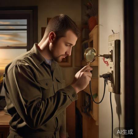 检查电源线插，确保安全换新。