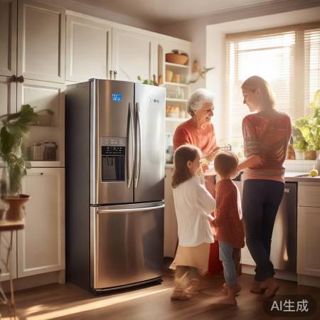 冰箱早晚通电，食物更新鲜。