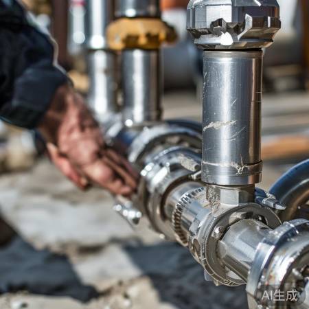 “水管安装，弯头阀门固如磐。”