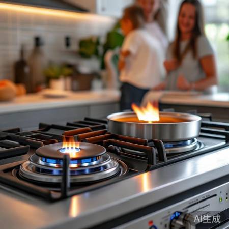 燃气灶双灶安全可靠，放心使用。