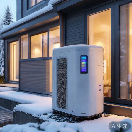 环保节能，空气能供暖，零排放变