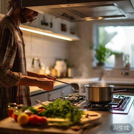 烹饪小助手，油烟自动换档，享受