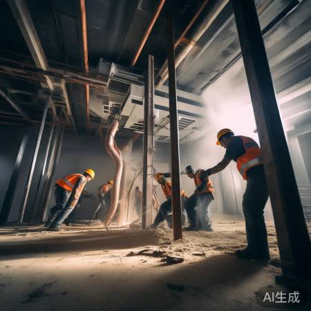 空调安装不规范，管道易振动。