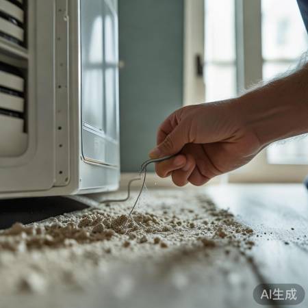 空调排水管，定期清理防积水。