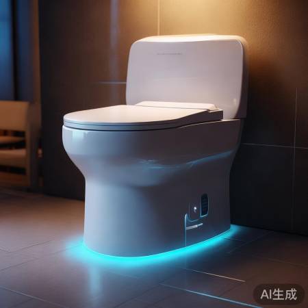 马桶温控故障，灯闪烁提示。