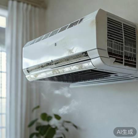 空调清洗信号：滤网积灰、异味、