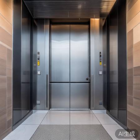 电梯旁安装防盗门，便捷出入。