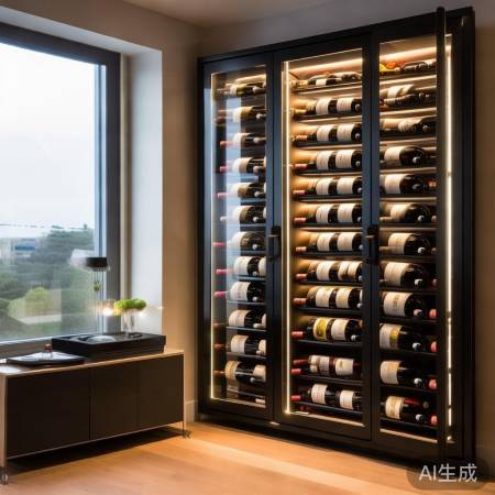 酒柜摆放客厅餐厅佳,光线通风保